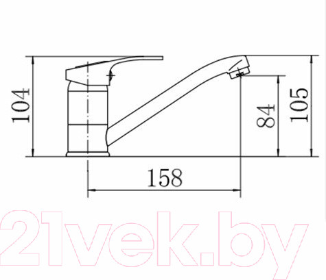 Изображение товара Смеситель Fashun A4537