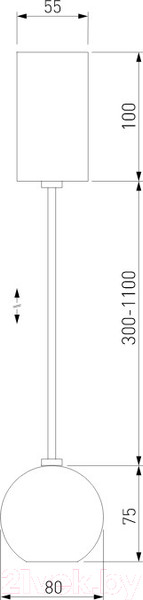 Изображение товара Потолочный светильник Elektrostandard 50215/1 LED (белый)