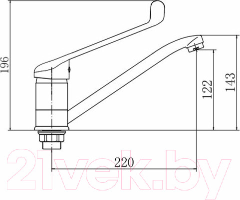 Изображение товара Смеситель Fashun A4954