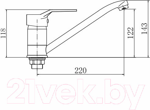 Изображение товара Смеситель Fashun A4963