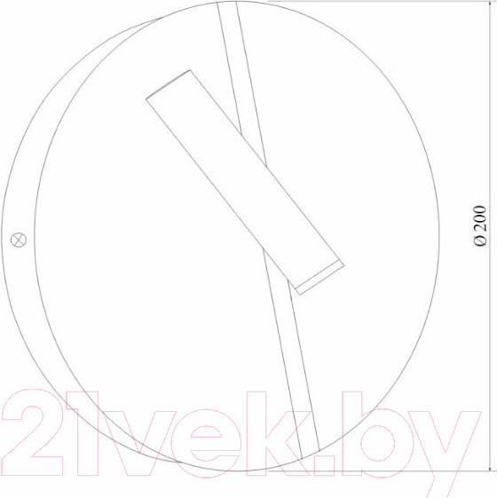 Изображение товара Спот Elektrostandard Drom LED 40105/LED (черный/черный жемчуг)
