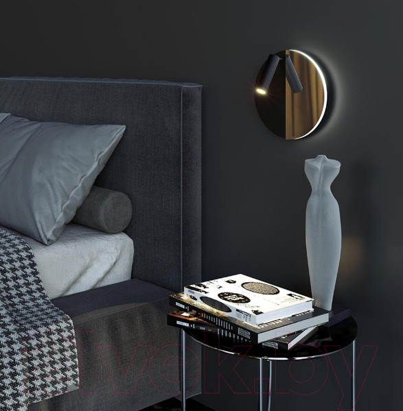 Изображение товара Спот Elektrostandard Drom LED 40105/LED (черный/черный жемчуг)