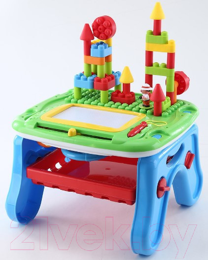 Изображение товара Развивающий игровой стол Pituso Строитель 2 в 1 / 6995021