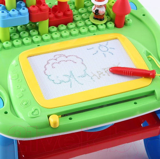 Изображение товара Развивающий игровой стол Pituso Строитель 2 в 1 / 6995021