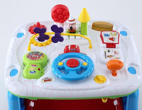 Изображение товара Развивающий игровой стол Pituso Строитель 2 в 1 / 6995021