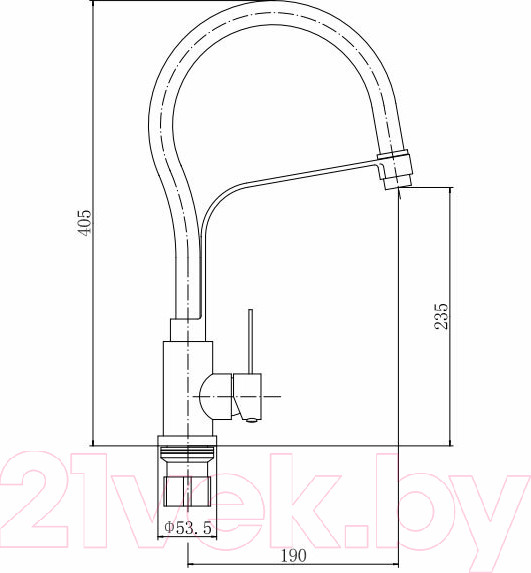 Изображение товара Смеситель Fashun A54012-12