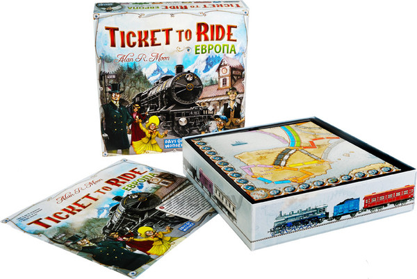 Изображение товара Настольная игра Мир Хобби Билет на поезд: Европа / Ticket to Ride: Европа 1032 (3-е русское издание)