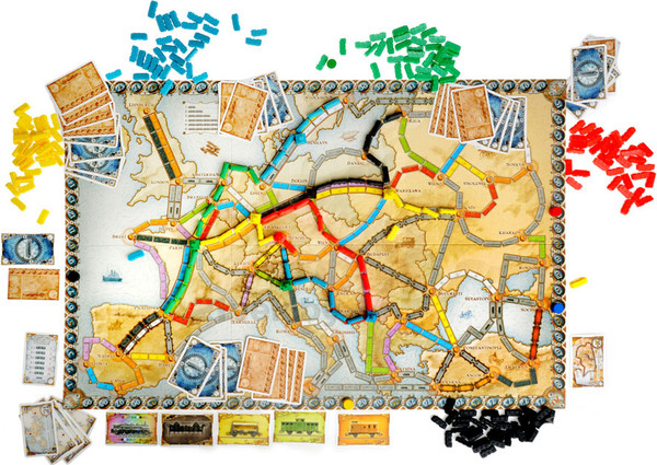 Изображение товара Настольная игра Мир Хобби Билет на поезд: Европа / Ticket to Ride: Европа 1032 (3-е русское издание)