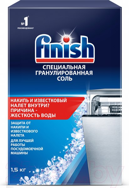 Изображение товара Соль для посудомоечных машин Finish Специальная (1.5кг)