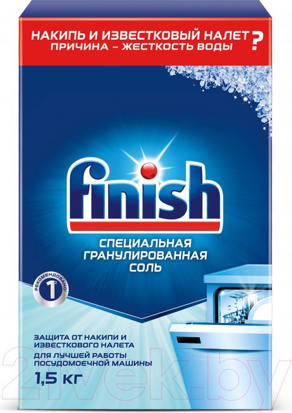 Изображение товара Соль для посудомоечных машин Finish Специальная (1.5кг)