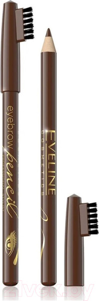 Изображение товара Карандаш для бровей Eveline Cosmetics Eyebrow Pencil коричневый (1.4г)