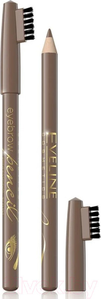 Изображение товара Карандаш для бровей Eveline Cosmetics Eyebrow Pencil светлый коричневый (1.4г)