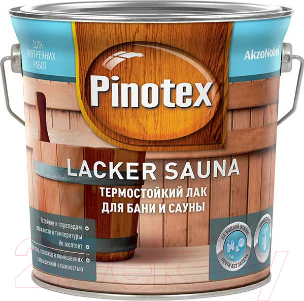 Изображение товара Лак Pinotex Lacker Sauna 20 5254108 (2.7л, полуматовый)