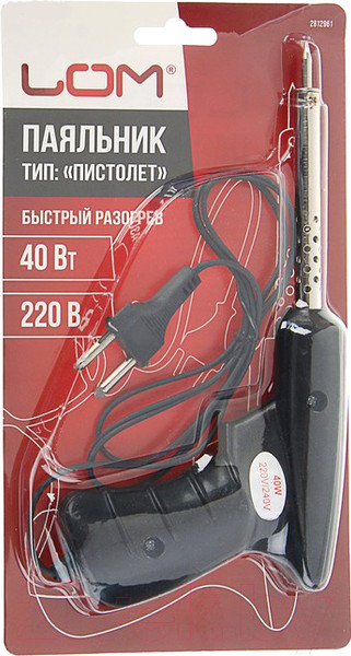 Изображение товара Паяльный пистолет LOM 2812961