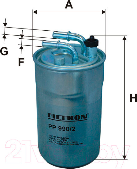 Изображение товара Топливный фильтр Filtron PP990/2