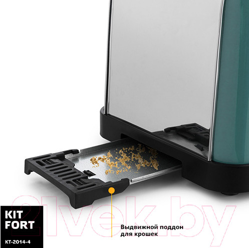 Изображение товара Тостер Kitfort KT-2014-4 (голубой)