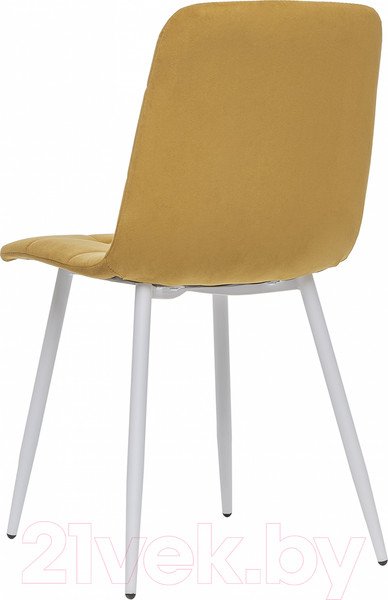 Изображение товара Стул Импэкс Leset Скай (металл белый/велюр горчичный)