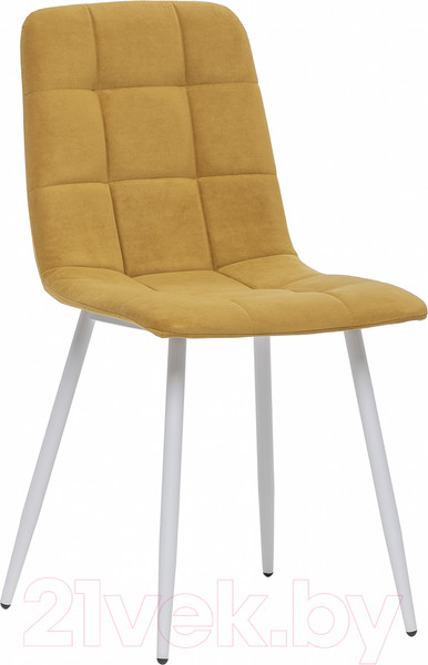 Изображение товара Стул Импэкс Leset Скай (металл белый/велюр горчичный)