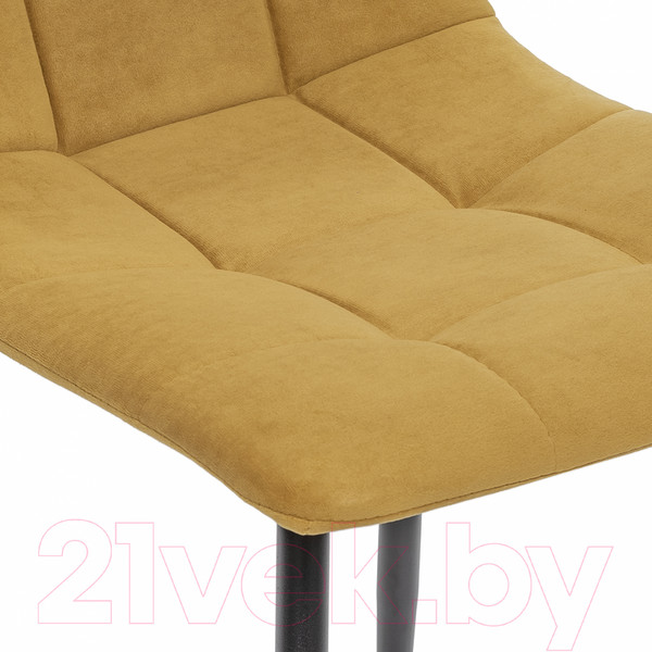 Изображение товара Стул Импэкс Leset Скай (металл черный/велюр горчичный)