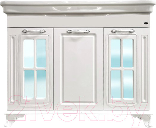 Изображение товара Тумба с умывальником Eva Gold Giovanni + Модерн 105 (с сифоном)