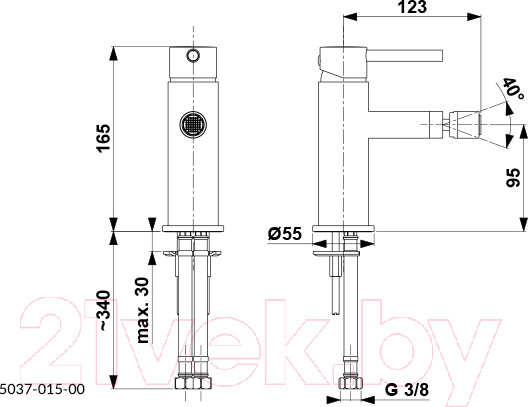 Изображение товара Смеситель Armatura Moza 5037-015-00