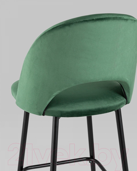 Изображение товара Стул барный Stool Group Меган / AV 415-H30-08(B) (велюр зеленый)