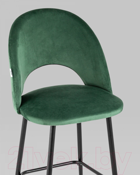 Изображение товара Стул барный Stool Group Меган / AV 415-H30-08(B) (велюр зеленый)
