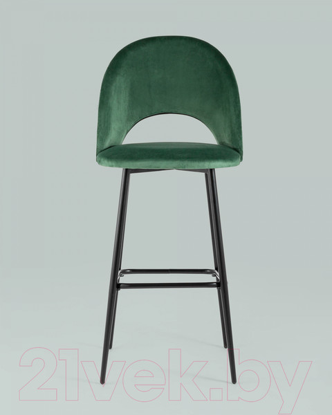 Изображение товара Стул барный Stool Group Меган / AV 415-H30-08(B) (велюр зеленый)