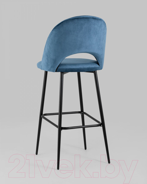 Изображение товара Стул барный Stool Group Меган / AV 415-H58-08(B) (велюр пыльно-синий)