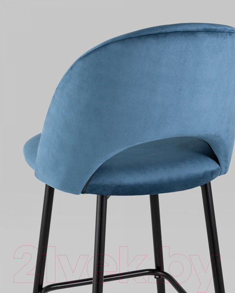 Изображение товара Стул барный Stool Group Меган / AV 415-H58-08(B) (велюр пыльно-синий)