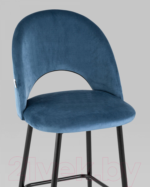 Изображение товара Стул барный Stool Group Меган / AV 415-H58-08(B) (велюр пыльно-синий)