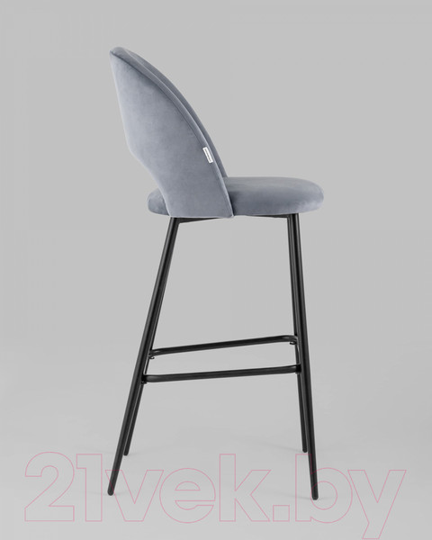 Изображение товара Стул барный Stool Group Меган / AV 415-H14-08(B) (велюр серый)