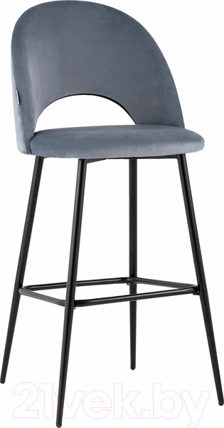 Изображение товара Стул барный Stool Group Меган / AV 415-H14-08(B) (велюр серый)