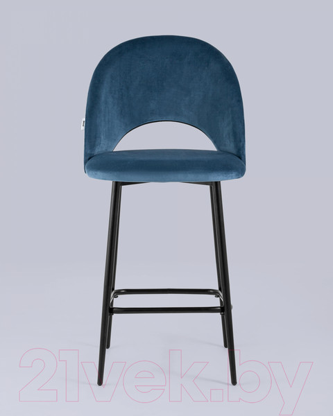Изображение товара Стул барный Stool Group Меган / AV 415-H58-08(PP) (велюр пыльно-синий)