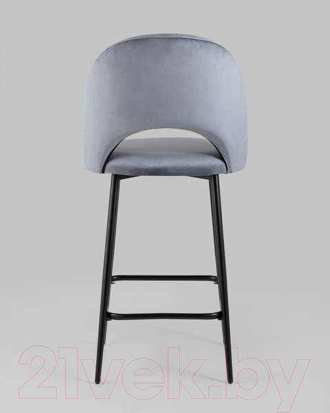 Изображение товара Стул барный Stool Group Меган / AV 415-H14-08(PP)  (велюр серый)