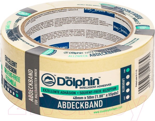 Лента малярная Blue Dolphin 01-7-15 ST627 (48ммx50м)
