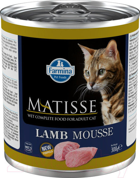 Влажный корм для кошек Farmina Matisse Mousse Lamb (300г)