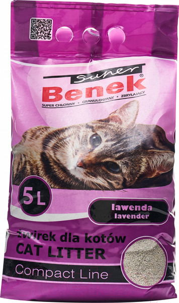 Изображение товара Наполнитель для туалета Super Benek Compact Lawenda (5л/4кг)