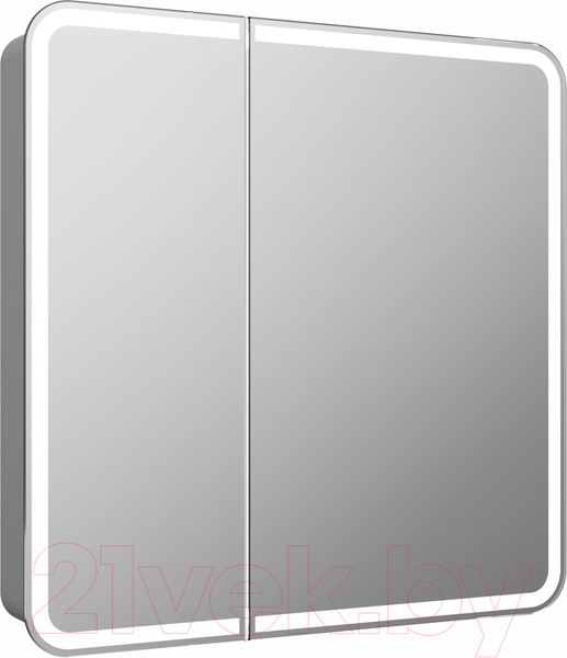 Изображение товара Шкаф с зеркалом для ванной Континент Elliott Led 80x80 (с датчиком движения)