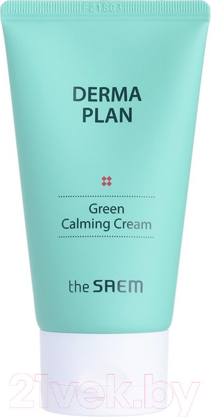 Изображение товара Крем для лица The Saem Derma Plan Green Calming Cream (70мл)