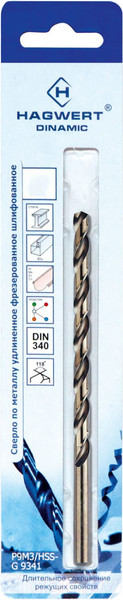 Изображение товара Сверло Hagwert Dinamic 7.5х109мм P9M3 / 575075