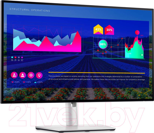 Изображение товара Монитор Dell UltraSharp U2722D (серебристый)