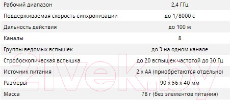 Изображение товара Синхронизатор для вспышки Falcon Eyes TERC-3.0 LCD для Nikon / 26947