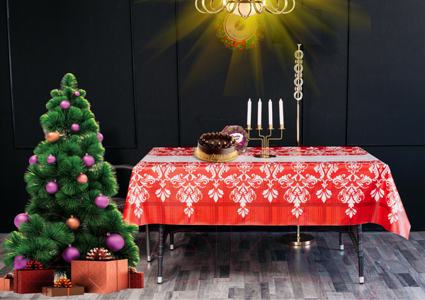 Изображение товара Скатерть Stolima Горница 707 Праздничный (110x140)