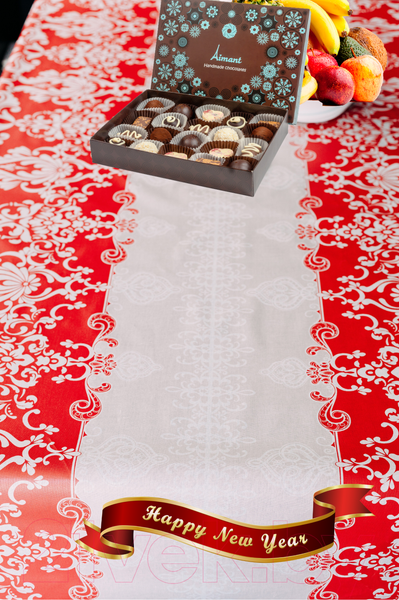 Изображение товара Скатерть Stolima Горница 707 Праздничный (160x140)