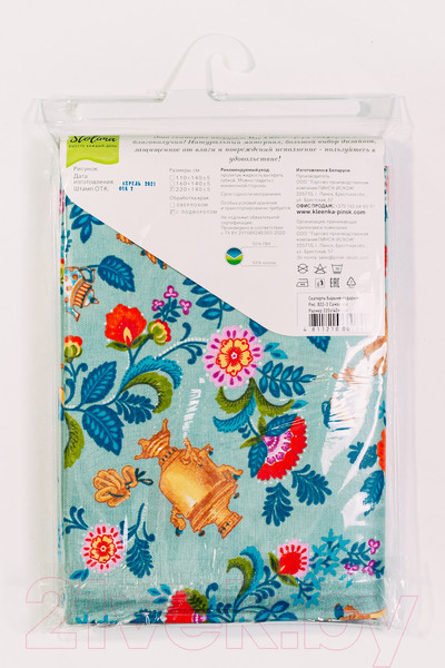 Изображение товара Скатерть Stolima Барыня-сударыня 822-3 Самовары (220x140)