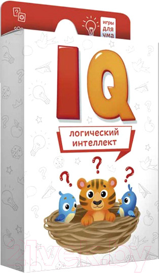 Изображение товара Развивающие карточки Геодом Игры для ума. IQ Логический интеллект / 8069