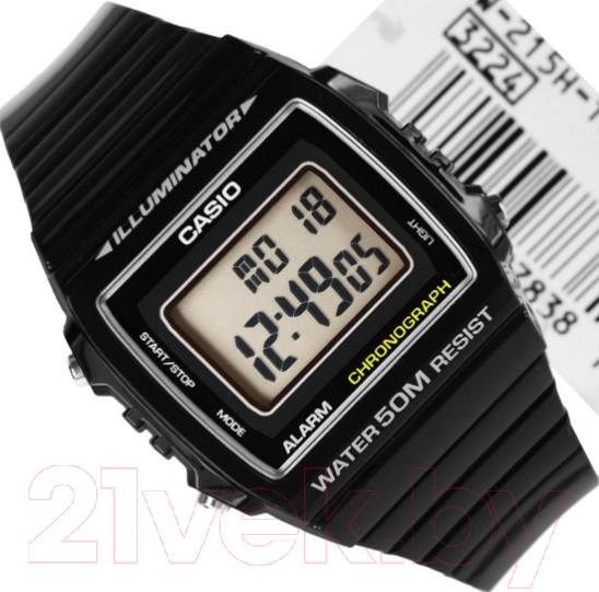 Изображение товара Часы наручные унисекс Casio W-215H-1A