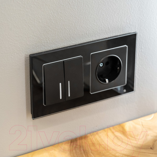 Изображение товара Выключатель Werkel W1122108 / a051598 (черный матовый)