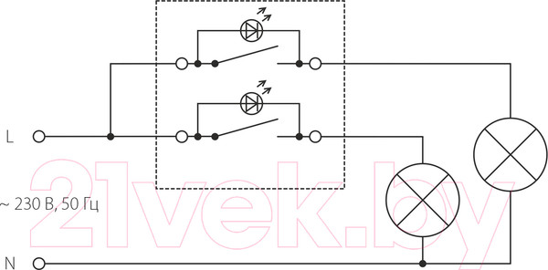 Изображение товара Выключатель Werkel W1122108 / a051598 (черный матовый)
